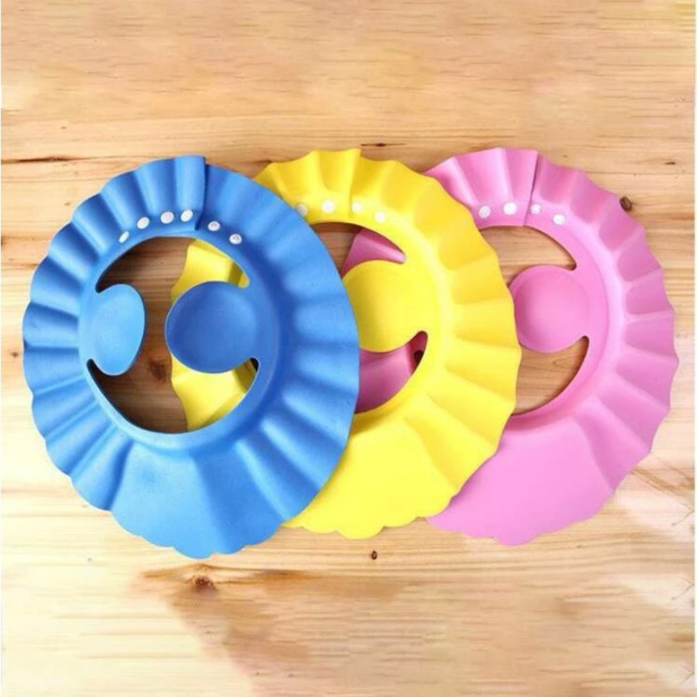 1pc Random Color Adjustable Baby
Bathing Cap with Ear Protection - Picture 4 of 8